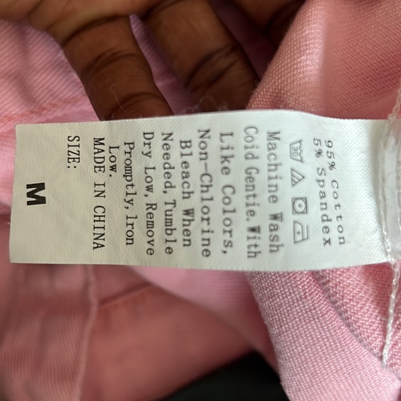 Pink stitched in coat from Fashion Nova, - Picture 4 of 4